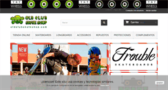 Desktop Screenshot of oldclubskateshop.com